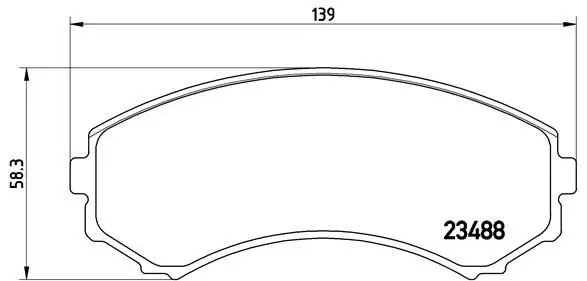 BREMBO P54029 Ön Fren Balatası resmi