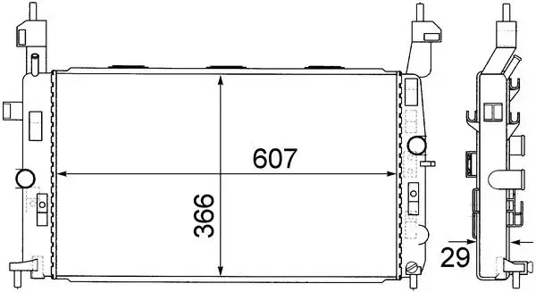 MAHLE CR1498000S Radyatör resmi