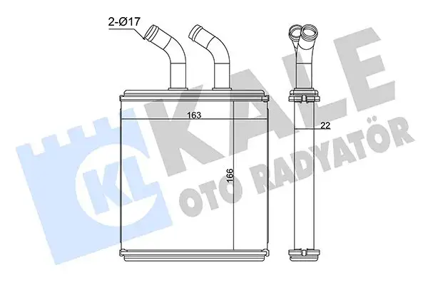 KALE 347110 Kalorifer Radyatörü OK30C61A10 resmi