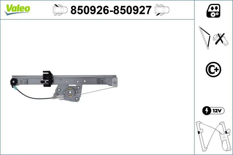 VALEO 850926 Arka Cam Krikosu (Sol) 51357140589 resmi