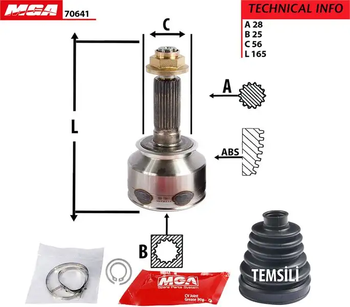 MGA 70641 Aks Kafası (Dış) 495913E001 resmi