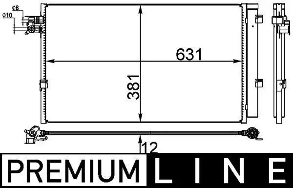 MAHLE AC38000P Klima Radyatörü 64539364258 resmi