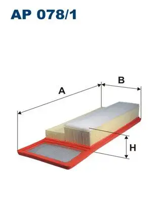 FILTRON AP078/1 Hava Filtresi resmi