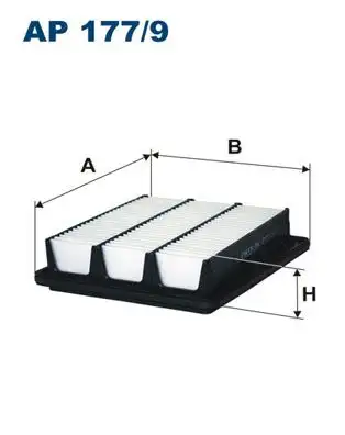 FILTRON AP177/9 Hava Filtresi 281133K200 resmi
