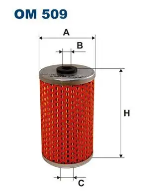 FILTRON OM509 Yağ Filtresi resmi
