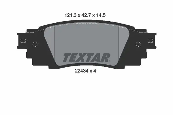 TEXTAR 2243401 Arka Fren Balatası resmi