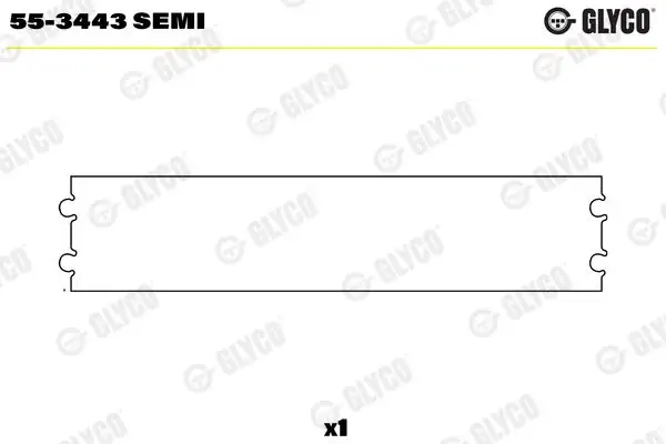 GLYCO 55-3443-SEMI Piston Kol Burcu 069105431B resmi