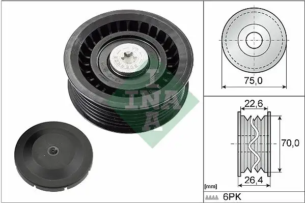 INA 532034410 Alternatör Gergi Rulmanı 11287509508 resmi