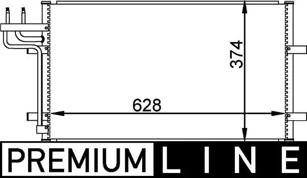 MAHLE AC374000P Klima Radyatörü resmi