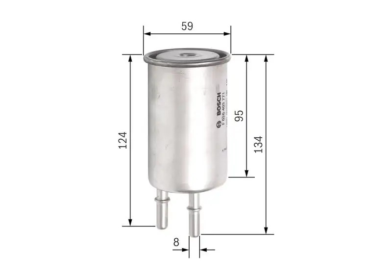 BOSCH F026403771 Yakıt Filtresi resmi