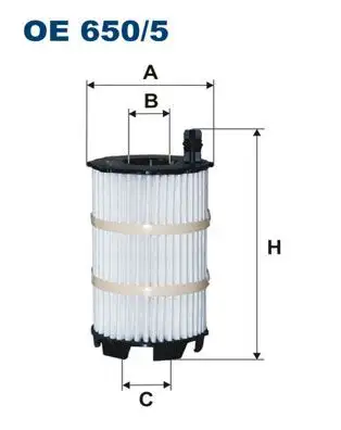 FILTRON OE650/5 Yağ Filtresi resmi