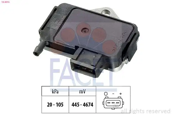 FACET 10.3015 MAP Sensörü 3A0906051 resmi