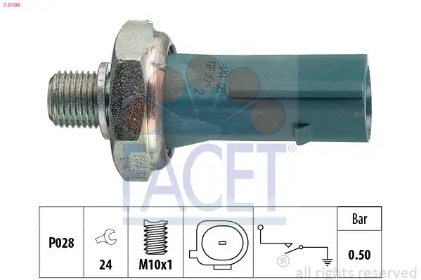 FACET 7.0196 Yağ Müşiri 03C919081 resmi