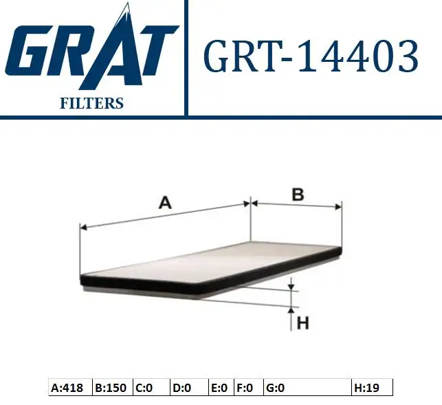 GRAT 14403 Polen Filtresi 6808600 resmi