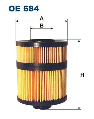 FILTRON OE684 Yağ Filtresi resmi