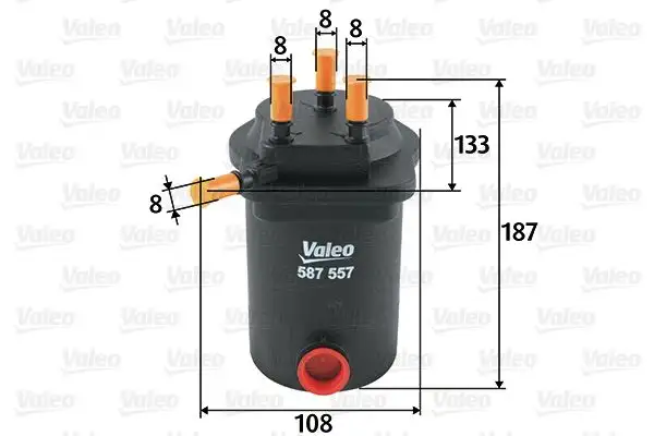 VALEO 587557 Yakıt Filtresi 8200458424 resmi