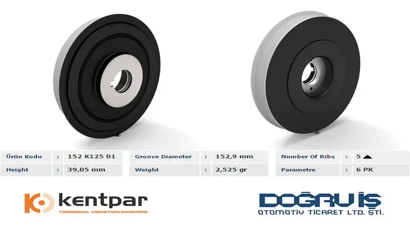 KENTPAR K12501 Krank Kasnağı resmi