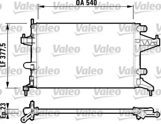VALEO 732825 Radyatör resmi