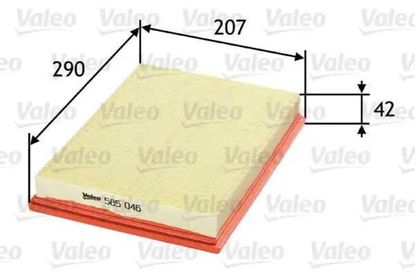 VALEO 585046 Hava Filtresi resmi