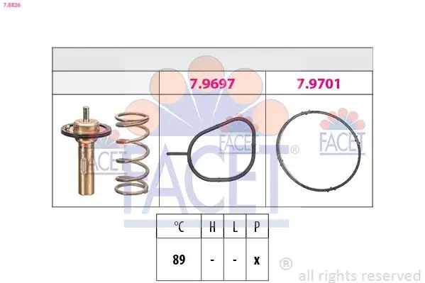 FACET 7.8826 Termostat resmi