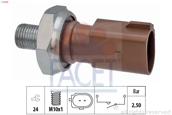 FACET 7.0205 Yağ Müşiri 04L919081B resmi