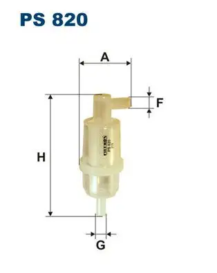 FILTRON PS820 Yakıt Filtresi resmi