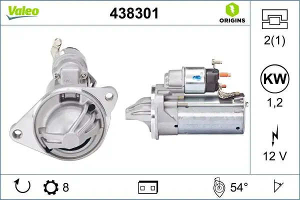 VALEO 438301 Marş Motoru resmi