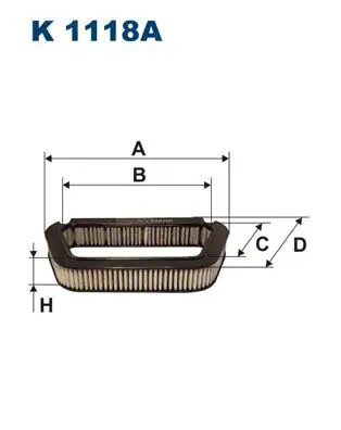 FILTRON K1118A Polen Filtresi (Karbonlu) 4E0819439A resmi
