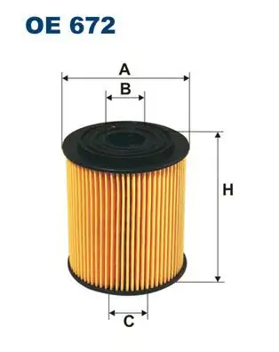 FILTRON OE672 Yağ Filtresi 11427512446 resmi