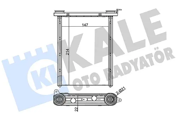 KALE 347125 Kalorifer Radyatörü resmi