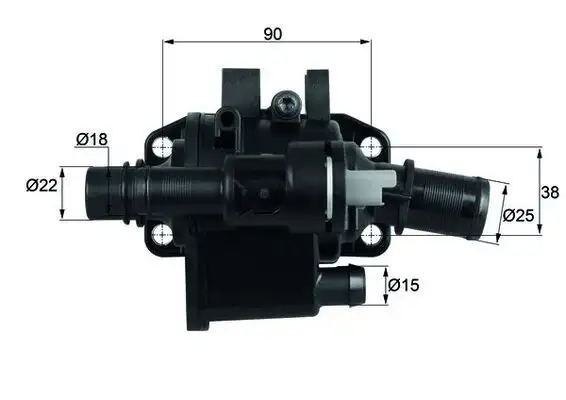 MAHLE TH4283 Termostat resmi