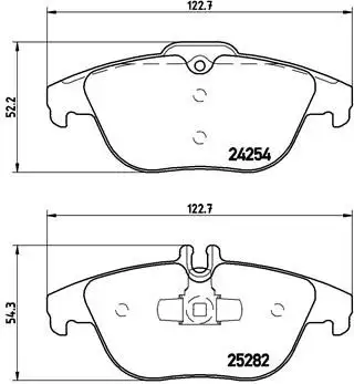 BREMBO P50104 Arka Fren Balatası resmi
