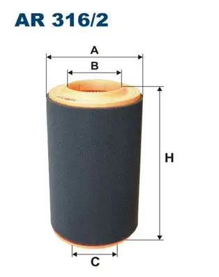 FILTRON AR316/2 Hava Filtresi resmi