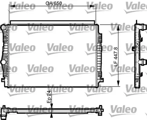 VALEO 735559 Radyatör resmi