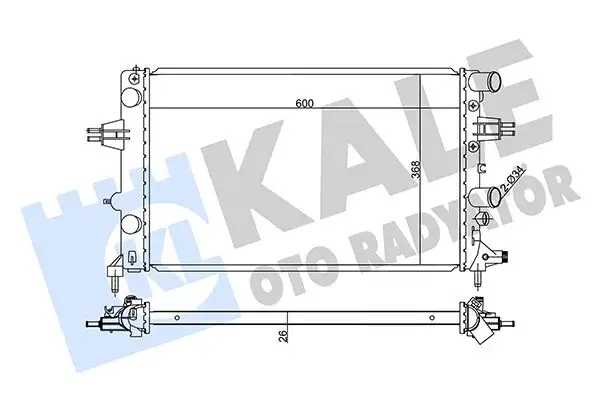KALE 355570 Radyatör resmi