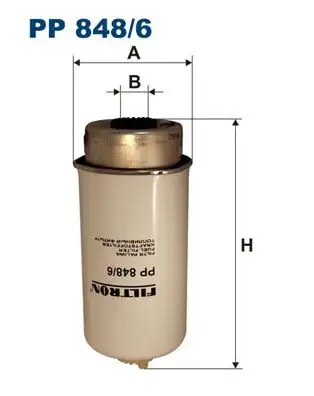FILTRON PP848/6 Yakıt Filtresi resmi