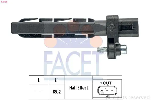 FACET 9.0758 Krank Sensörü 19301WA010 resmi