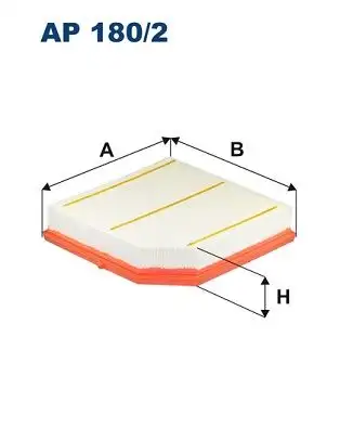 FILTRON AP180/2 Hava Filtresi 32146443 resmi