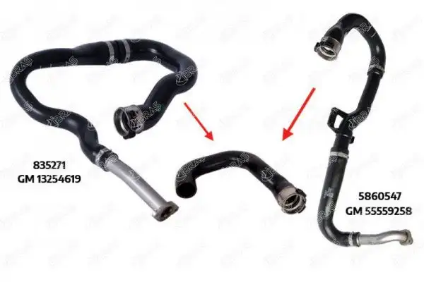 İBRAŞ 21345 Turbo Hortumu 5860547 resmi
