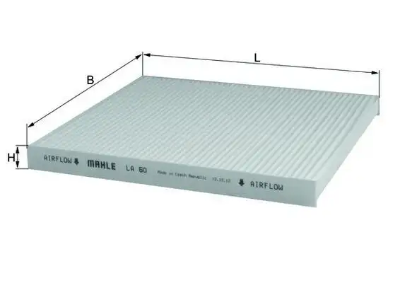 MAHLE LA60 Polen Filtresi 8671012066 resmi