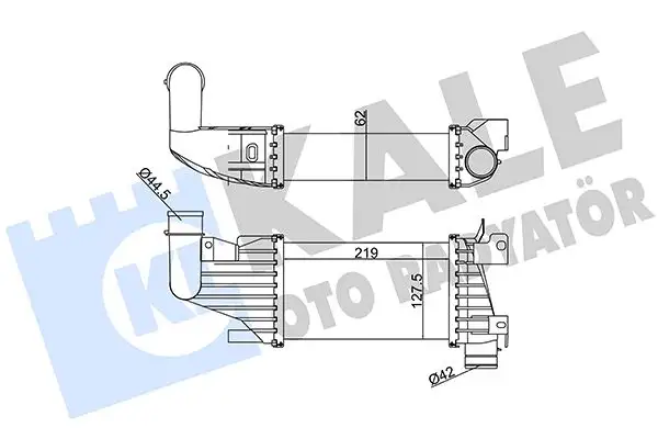 KALE 345025 Turbo Radyatörü 6302058 resmi