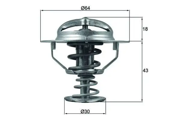 MAHLE TX11482D Termostat resmi