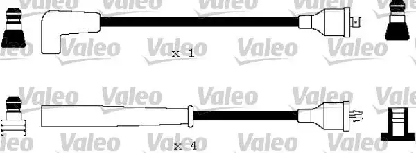 VALEO 346168 Buji Kablosu 4637155 resmi
