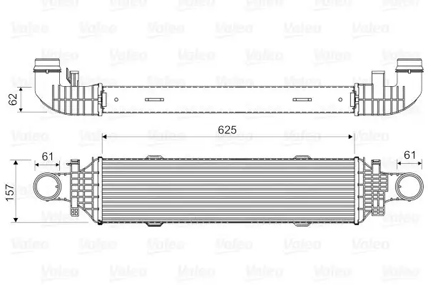 VALEO 818631 Turbo Radyatörü A2045000200 resmi