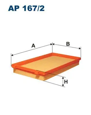 FILTRON AP167/2 Hava Filtresi 1780102080 resmi