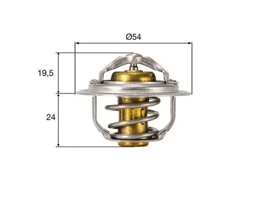 MAHLE TX21282D Termostat 03L121113A resmi
