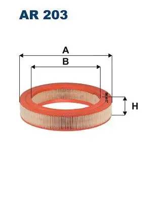 FILTRON AR203 Hava Filtresi resmi