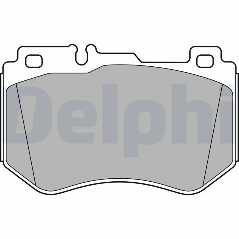 DELPHI LP3137 Ön Fren Balatası A0084201720 resmi