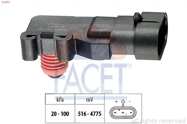 FACET 10.3011 MAP Sensörü resmi