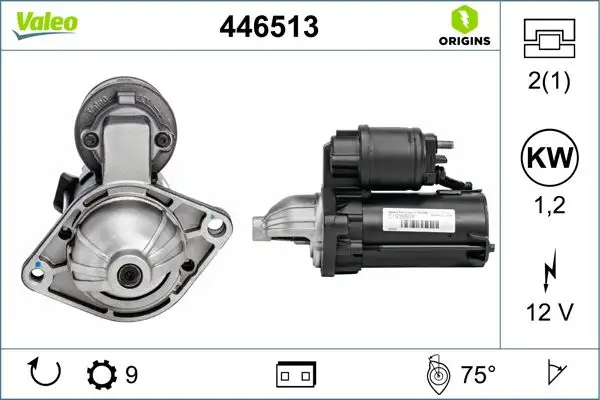 VALEO 446513 Marş Motoru 1202224 resmi
